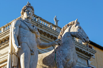 Obraz premium La place du Capitole à Rome