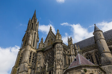 Fototapeta na wymiar Cathedral Notre Dame of Senlis, Oise, France