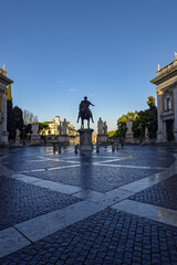 Obraz premium La place du Capitole à Rome