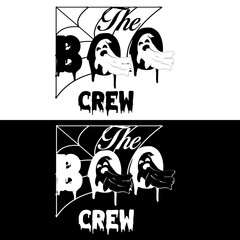 Halloween t shirt design The boo Crew