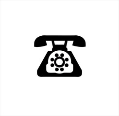 Phone icon vector. Mobile phone and telephone symbol