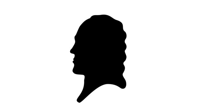 Georg Philipp Telemann Silhouette