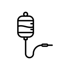 infuse IV sign symbol vector icon
