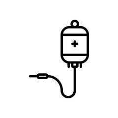 infuse IV sign symbol vector icon