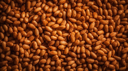 Pile of pine nuts background. Food backdrop. Generative AI
