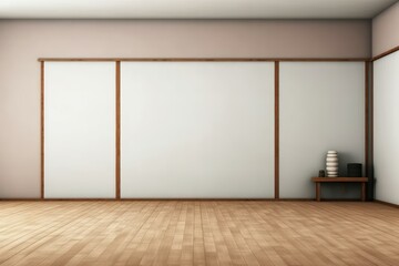 Judo room empty. Generate Ai