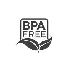 symbol of bpa free, Bisphenol A free, vector art.