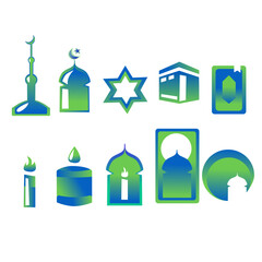Islamic and moslem symbol in ed mubarak ramadan 