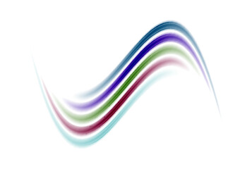 A vibrant and playful design featuring rainbow-color lines arranged in a dynamic composition, perfect for adding a pop of color to any project
