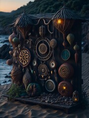 Backdrop for Photography Generative Art