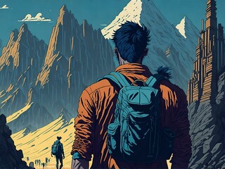 Solo Trekking Generative Art