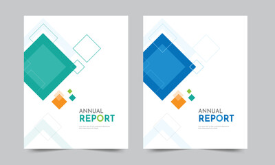 Cover design for annual report and business catalog, magazine, flyer or booklet. Brochure template layout. A4 cover vector EPS-10