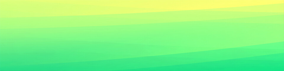 Obraz premium Green abstract gradient panorama background, Usable for social media, story, banner, poster, Advertisement, events, party, celebration, and various design works