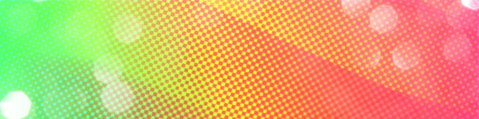 Colorful bokeh panorama background, Usable for social media, story, banner, poster, Advertisement, events, party, celebration, and various design works