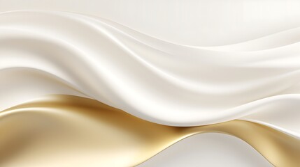 Abstract white luxury liquid Wave Background. Generative AI