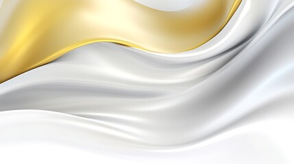 Abstract white luxury liquid Wave Background. Generative AI