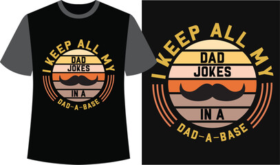 Trendy Dad T-shirt Design.