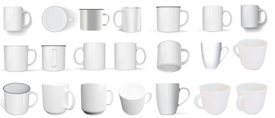 Cups and Mugs Mockup, Tea cup mockup, coffee mug mockup, mockup for cups and mugs