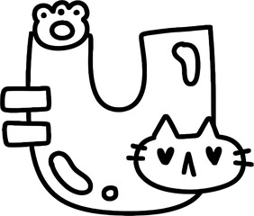 coloring alphabet for kids outline letters