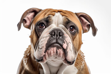 portrait of a bulldog