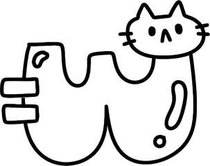 coloring alphabet for kids outline letters