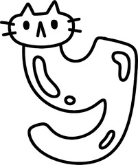 coloring alphabet for kids outline letters