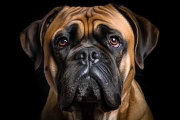 Fototapeta premium portrait of a Bullmastiff Dog