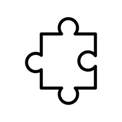 Obraz premium puzzle sign symbol vector glyph color icon