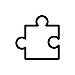 puzzle sign symbol vector glyph color icon