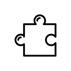 puzzle sign symbol vector glyph color icon