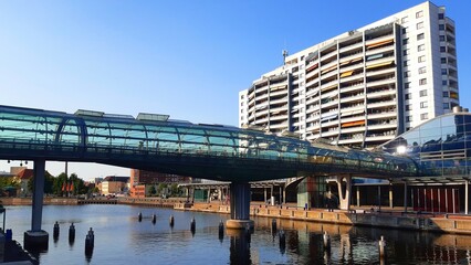 Bremerhaven – skyline of the city - fantastic view of the skyline of Bremerhaven