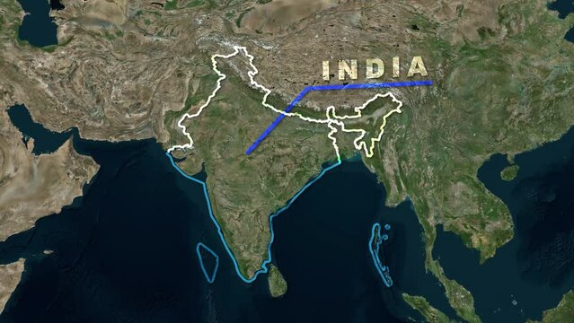 India Map Animation