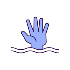 Submerging Vector Icon easily modify

