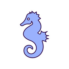 Sea creature Vector Icon easily modify


