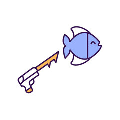 Fishery Vector Icon easily modify

