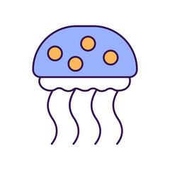 Sea creature Vector Icon easily modify

