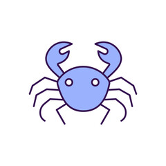 Seafood Vector Icon easily modify

