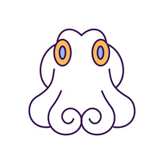 Octopodes Vector Icon easily modify

