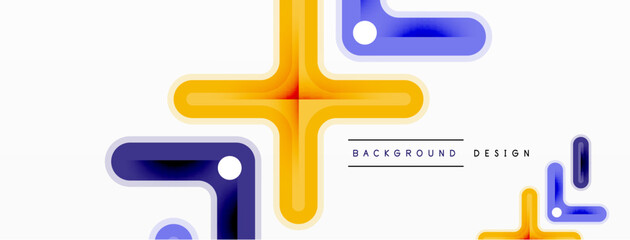 Minimal geometric background cross line. Design for wallpaper, banner, background, landing page, wall art, invitation, prints, posters