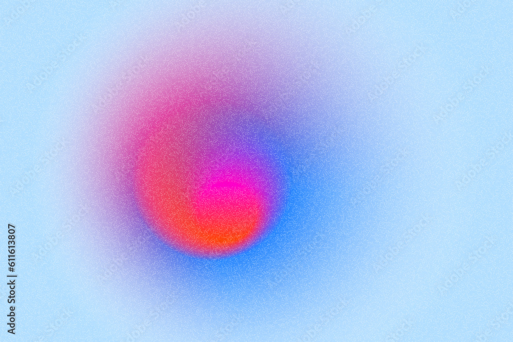 Poster color gradient background, abstract red blue grain gradation texture, vector noise texture blur abst