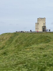Castle on the cliffs of Moher