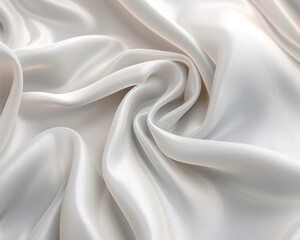 Obraz premium Sheer diaphanous fabric Minimalist mockup for podium display or showcase. AI generation