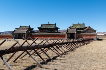 Erdene Zuu Monastery, is probably the earliest surviving Buddhist monastery in Mongolia located on Kharkhorin City