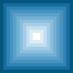 Illustration of Gradient Blue Colored Abstract 3D Multiple Square Frame