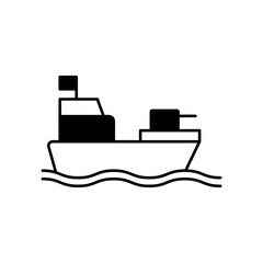 Boat Vector Icon easily modify

