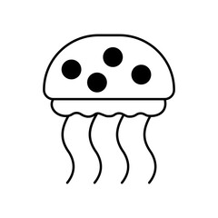 Sea creature Vector Icon easily modify

