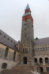 Obraz premium The National Museum in Finland, Helsinki. Also known as Kansallis museo in Finnish and National museum in Sweden, is a roman style national museum. Helsinki, Finland 