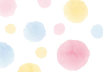 watercolor polkadot background color