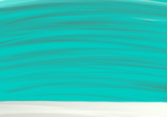 Painted turquoise background horizontal lines