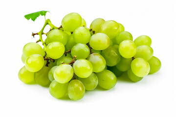 Seasonal grapes fruit isolated on white background